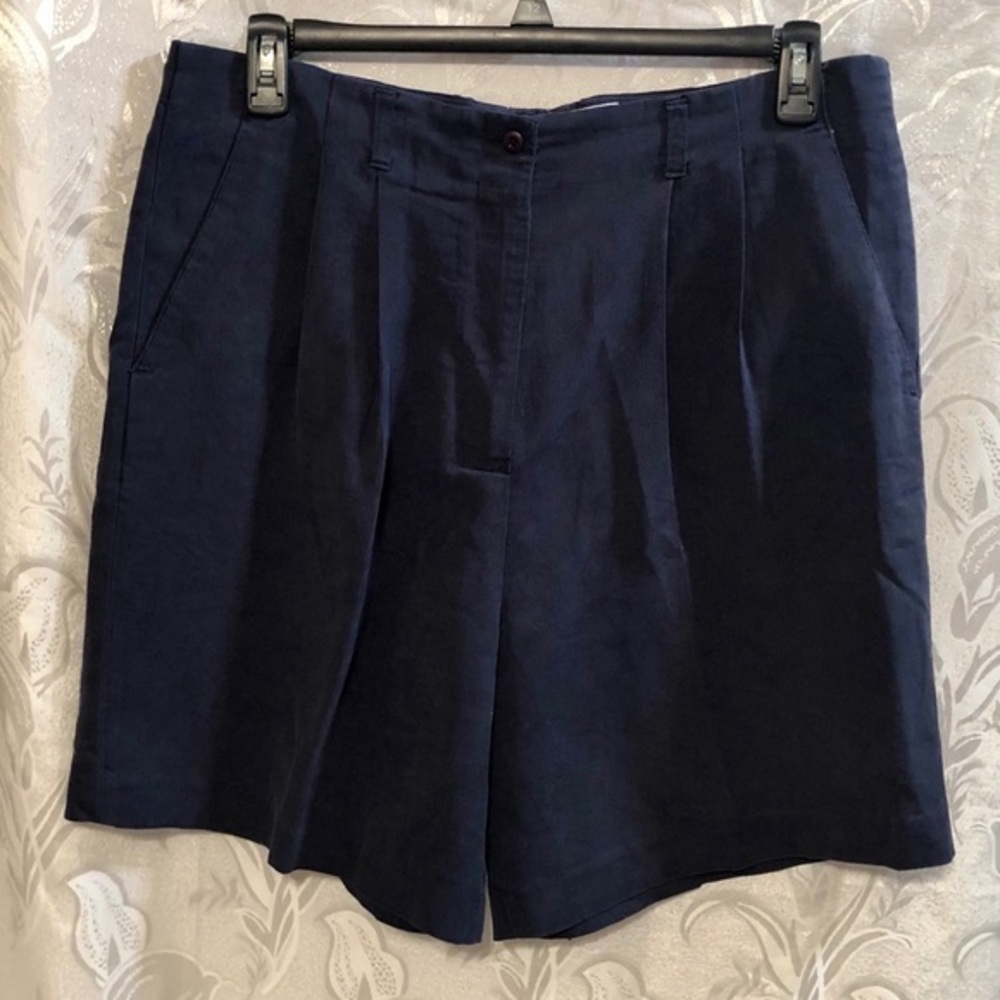 IZOD CLUB Tercel Dark Blue Shorts Size 16